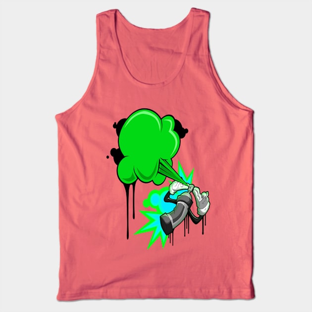 Spray Paint Life Tank Top by AwesomeKat